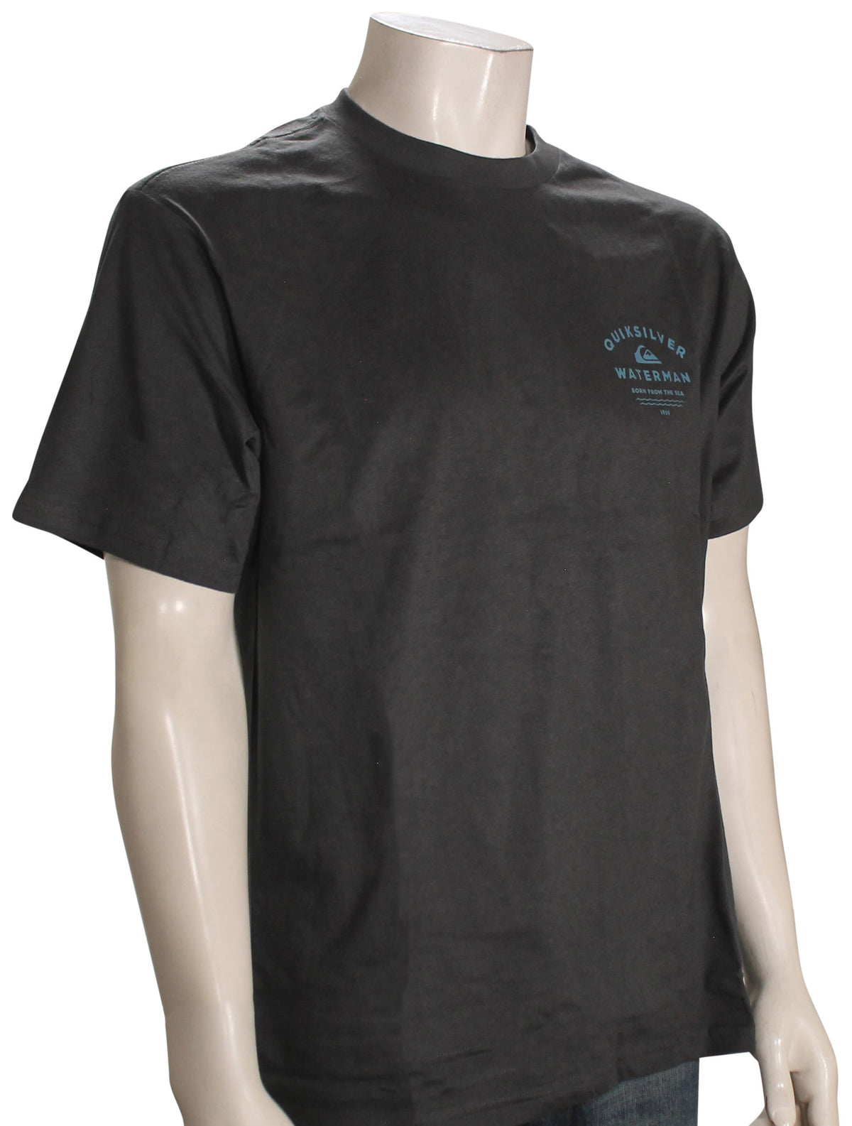 Quiksilver Waterman Man O' Water SS T-Shirt - Tarmac