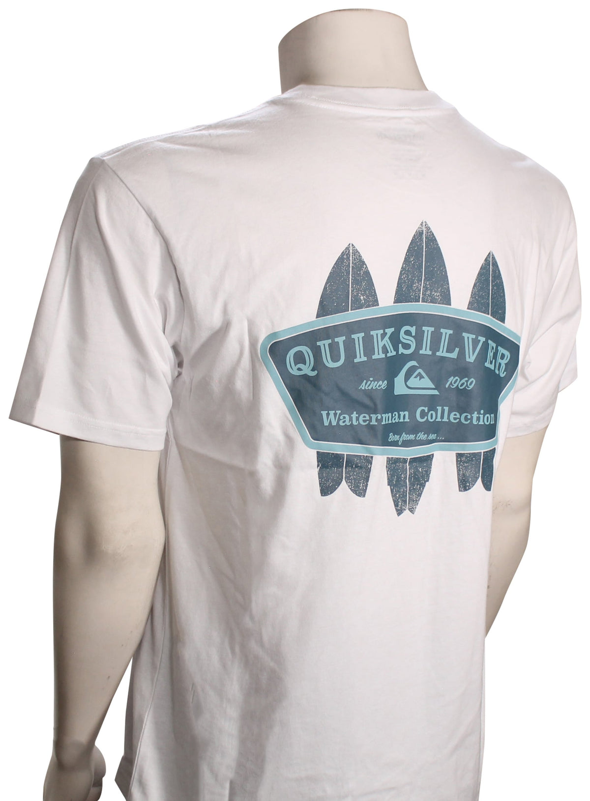 Quiksilver Waterman Twinz SS T-Shirt - White – back view