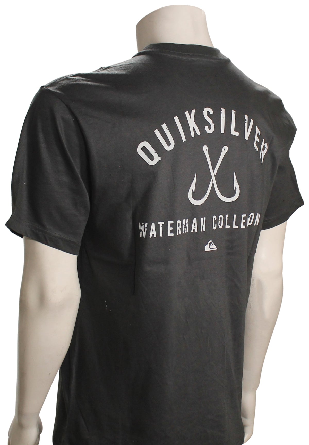 Quiksilver Waterman Bait Shop SS T-Shirt - Phantom – back view