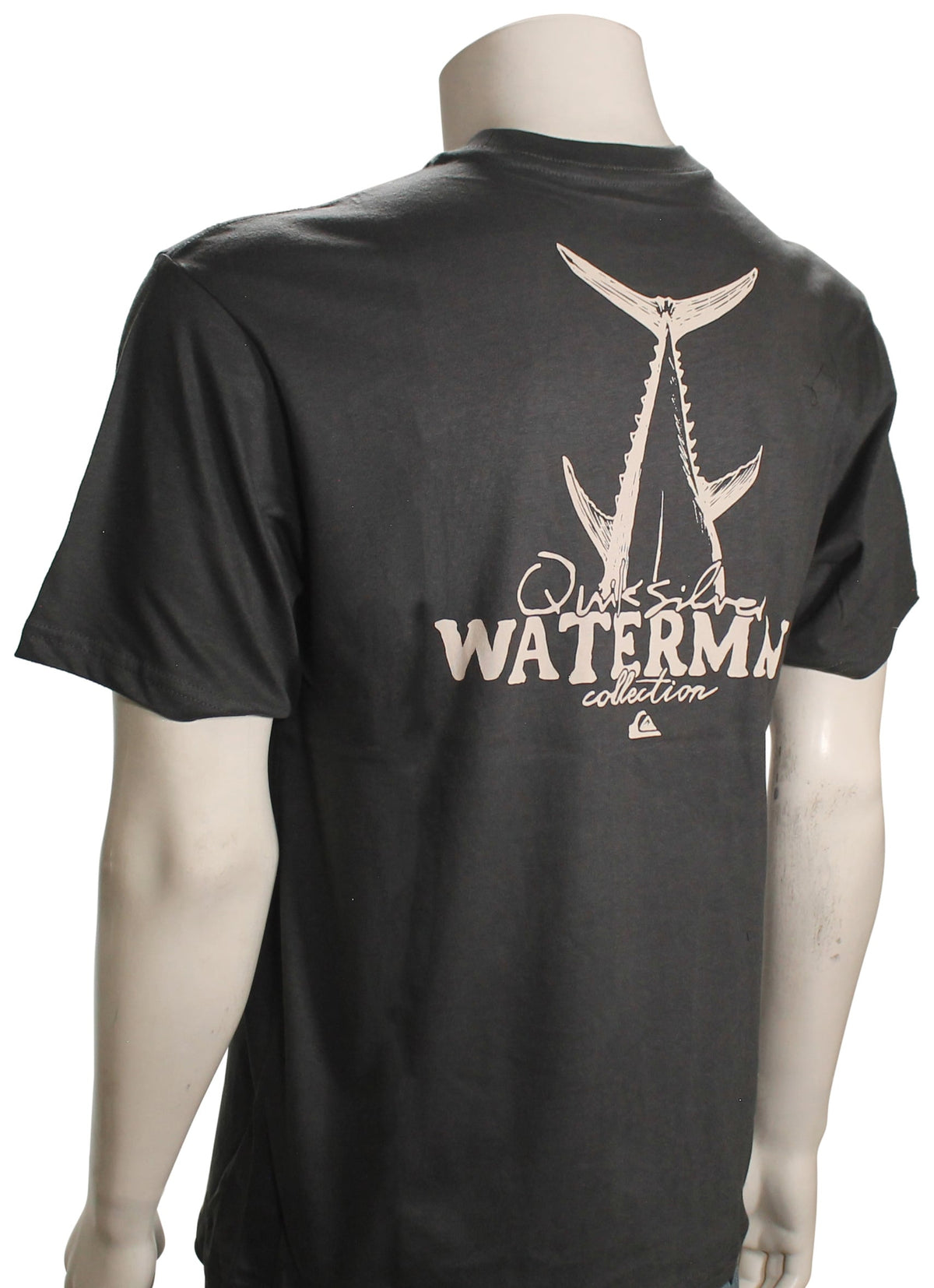 Quiksilver Waterman Core Fisherman SS T-Shirt - Phantom – back view