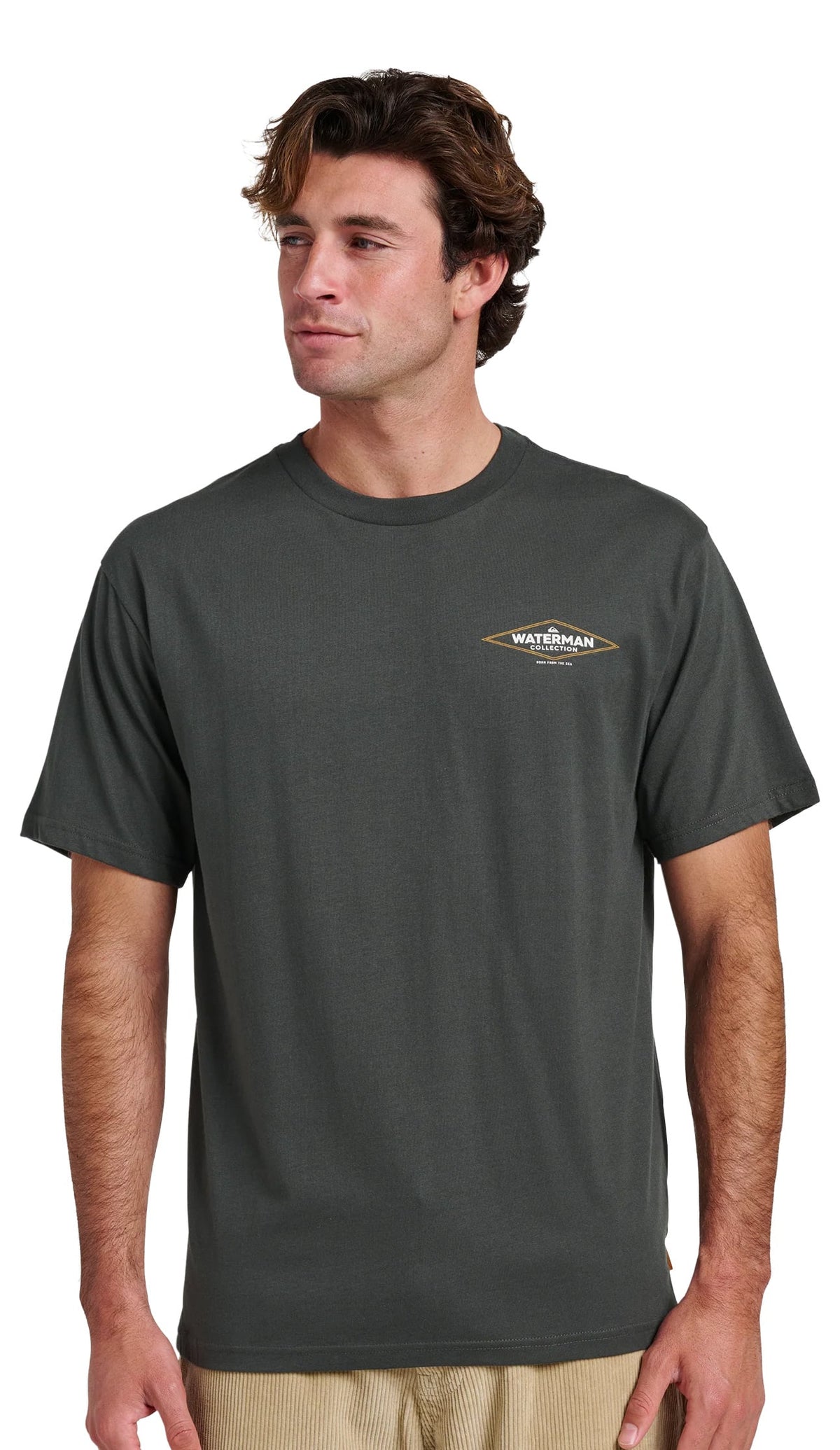 Quiksilver Waterman Diamond Classic SS T-Shirt - Phantom