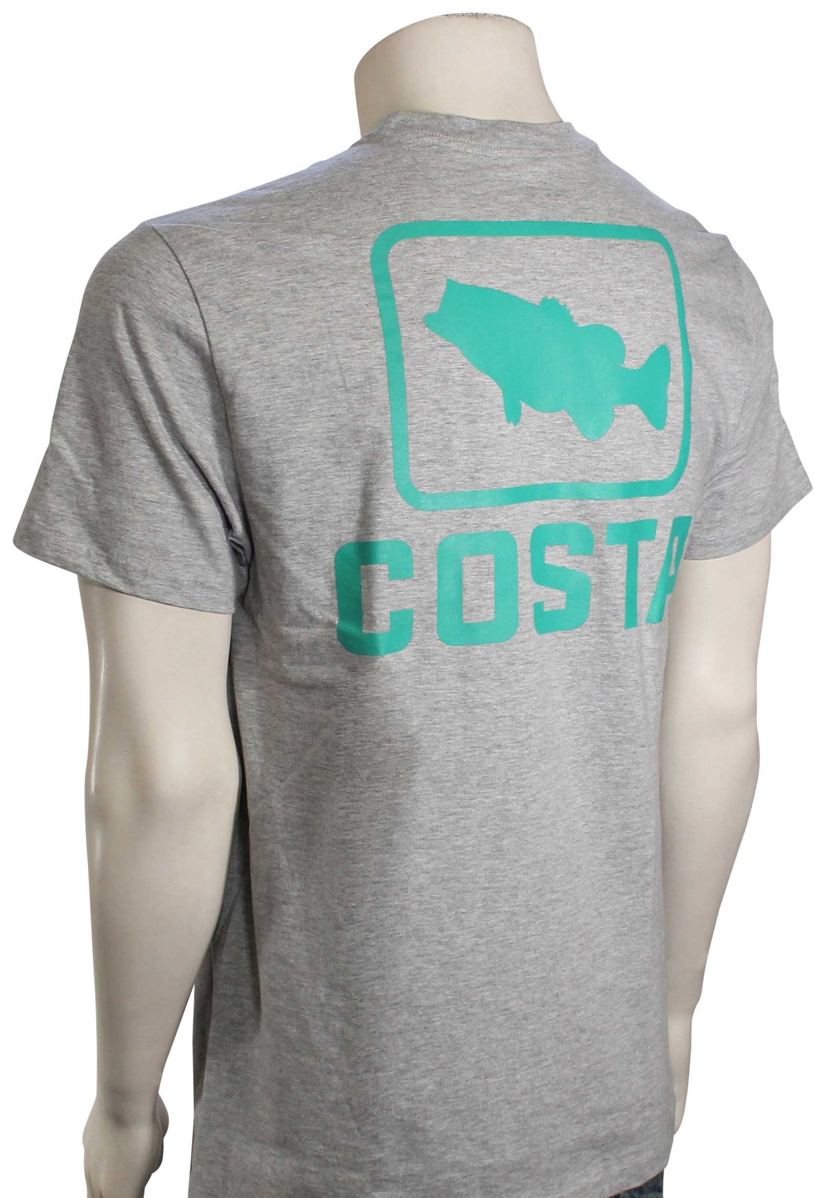 Costa Emblem Bass T-Shirt - Grey Heather