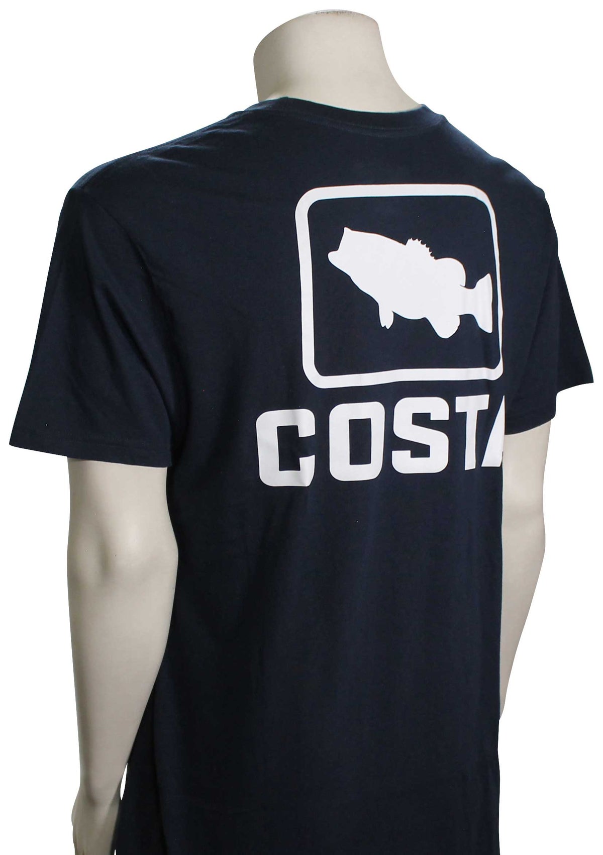 Costa Emblem Bass T-Shirt - Navy
