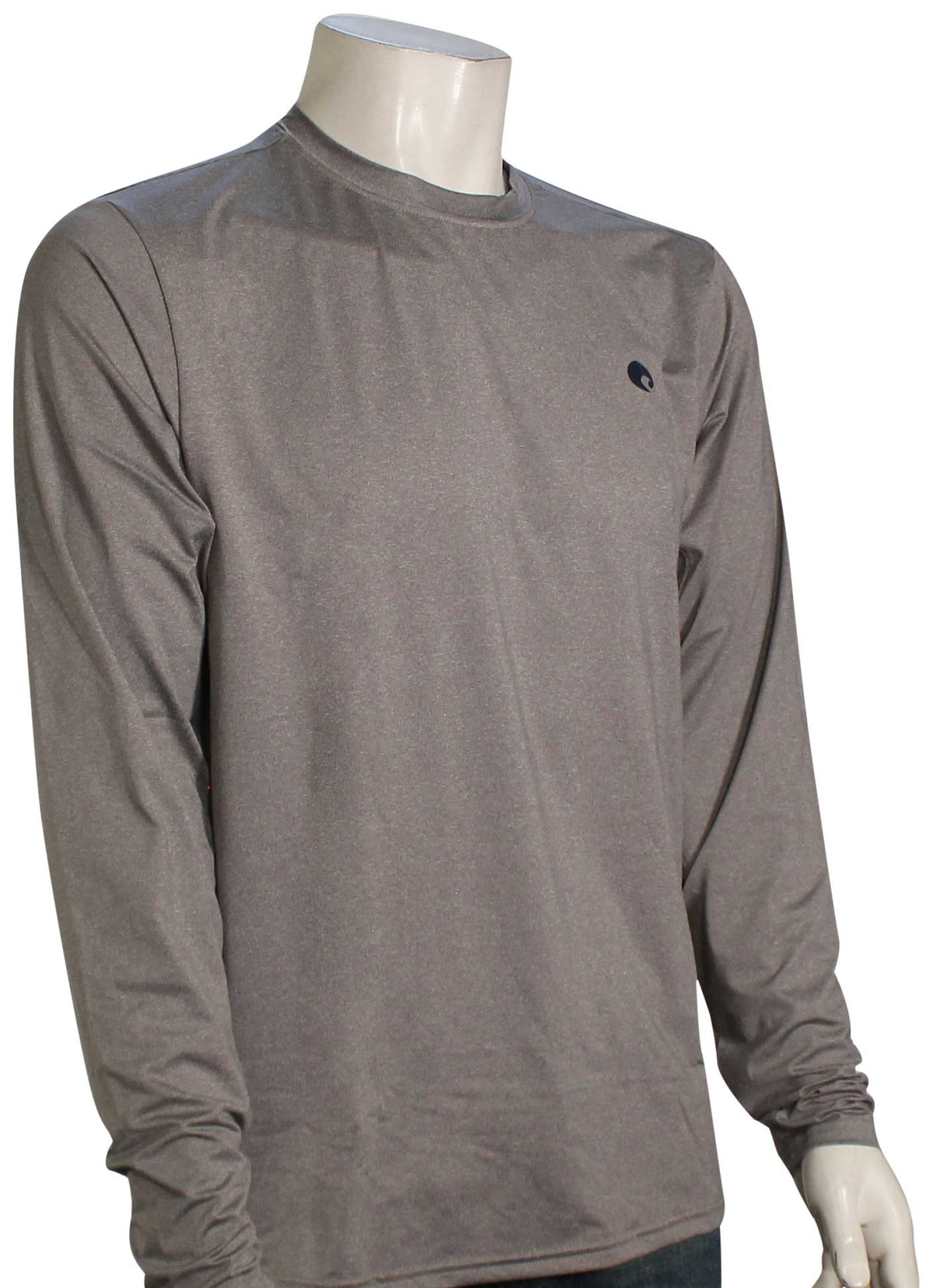 Costa Voyage LS Performance T-Shirt - Storm Grey Heather