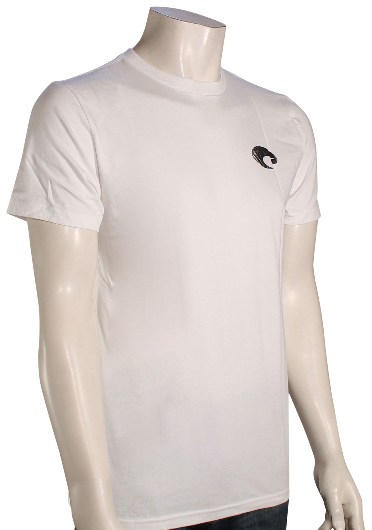 Costa Mossy Oak Coastal T-Shirt - White, front view