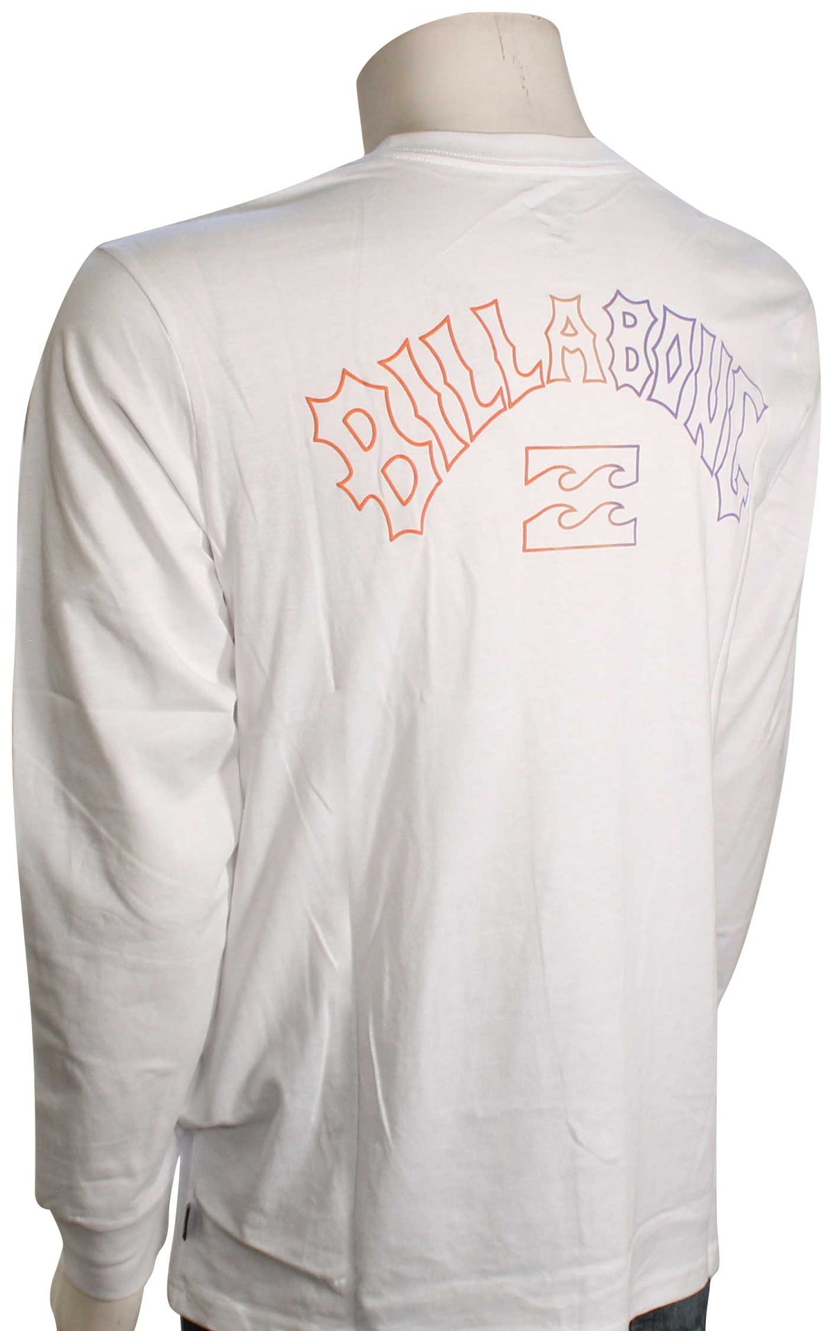 Billabong Arch Fill LS T-Shirt - White – back view