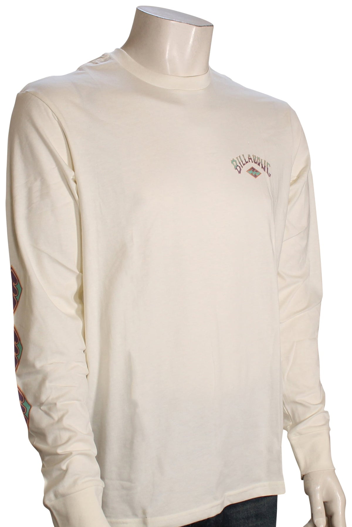 Billabong Crayon Wave LS T-Shirt - Off White