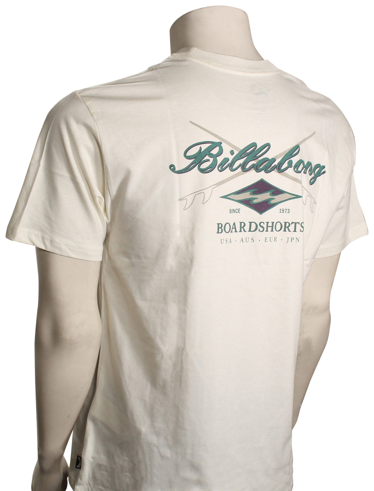Billabong Crossboards SS T-Shirt - Off White – back view