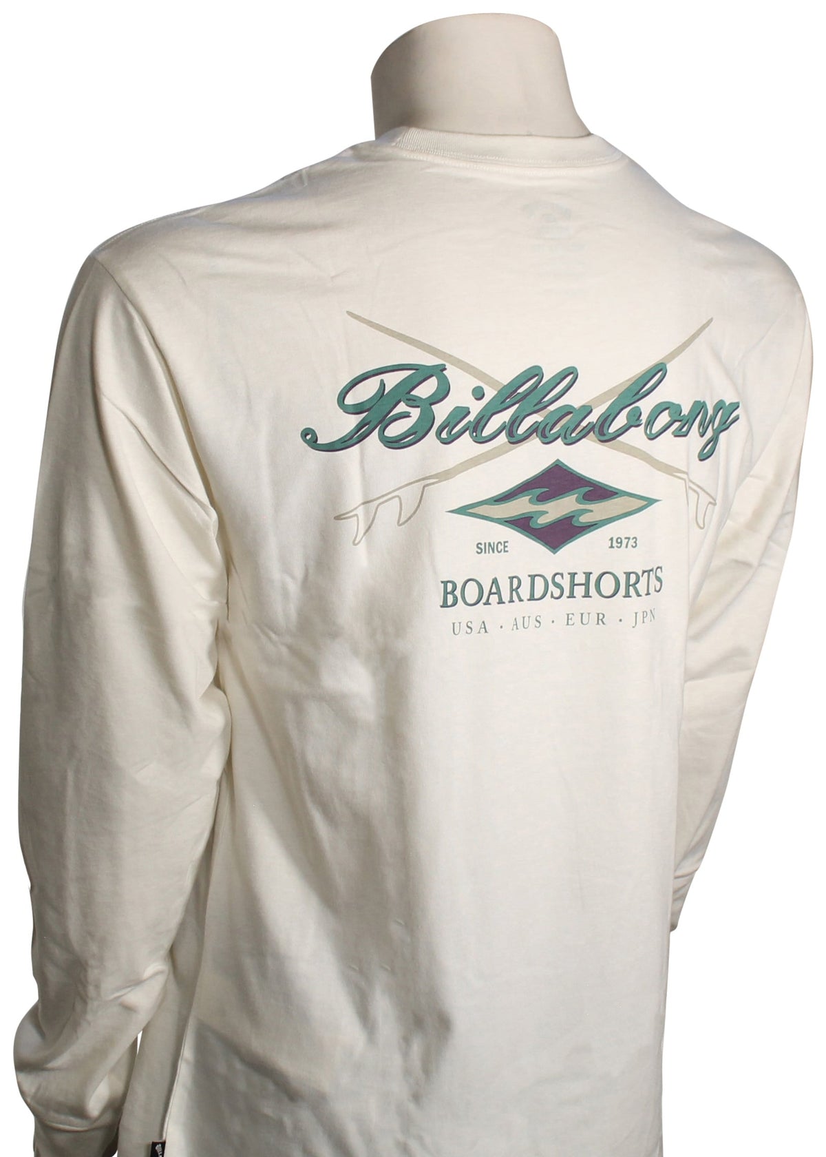 Billabong Crossboards LS T-Shirt - Off White – back view