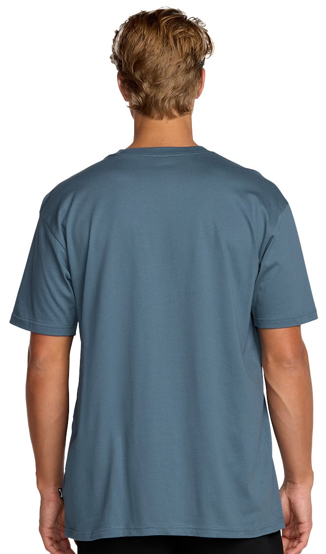 Billabong Beach Club Premium SS T-Shirt - Splashed Blue – back view