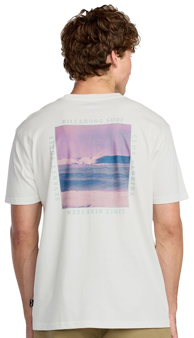 Billabong Wave FL Premium SS T-Shirt - Off White – back view
