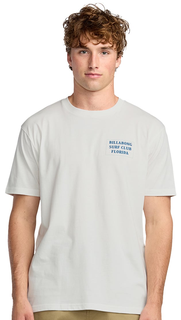 Billabong Wave FL Premium SS T-Shirt - Off White
