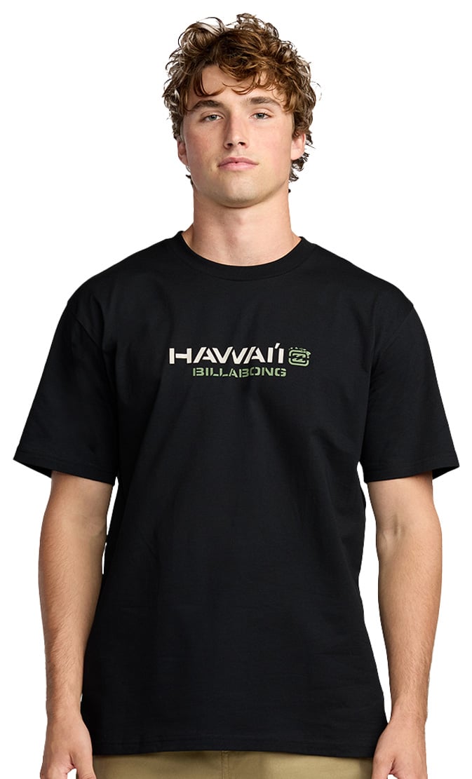 Billabong Bracket Hawaii SS T-Shirt - Black