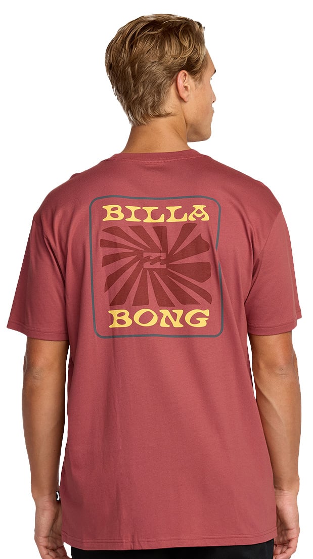 Billabong Sunrays SS T-Shirt - Red Clay – back view