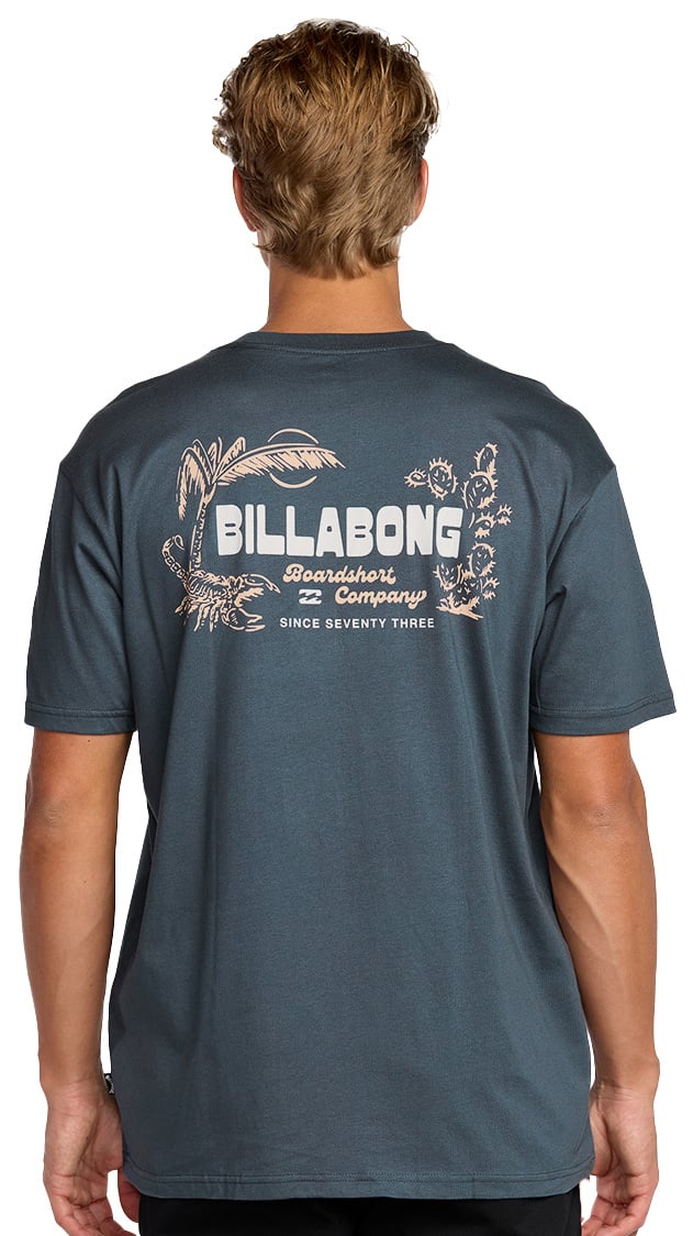 Billabong Desert Lounge Premium SS T-Shirt - Midnight Blue – back view