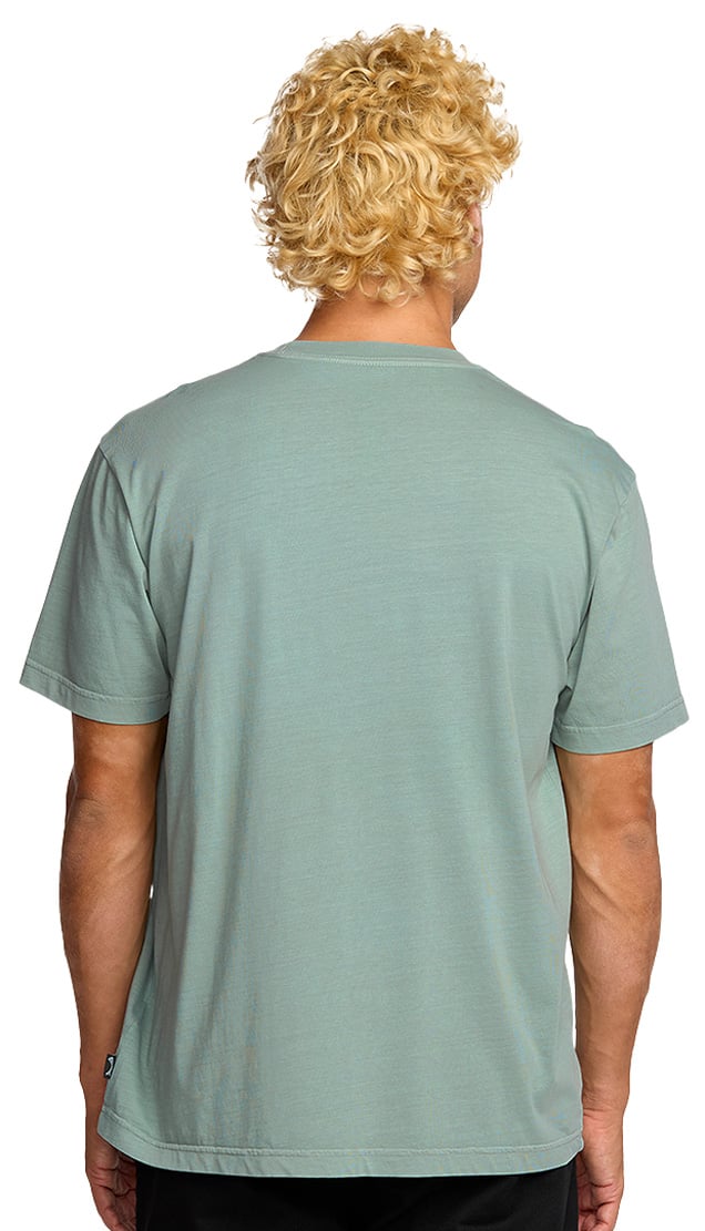 Billabong Essential Wave Washed Pocket SS T-Shirt - Mason Blue – back view