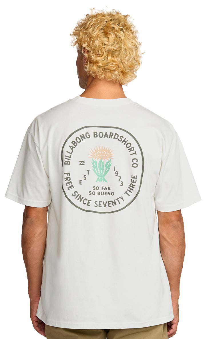 Billabong Desert Flower SS T-Shirt - Off White – back view