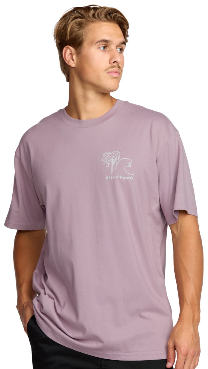 Billabong Scenes Regular SS T-Shirt - Purple Ash