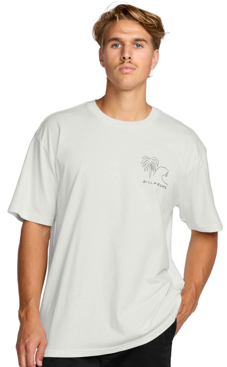Billabong Scenes Regular SS T-Shirt - Off White
