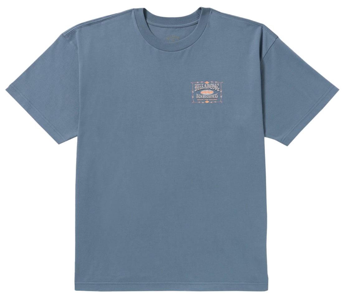 Billabong Double Spread OG SS T-Shirt - Steel Blue – alternate view 1