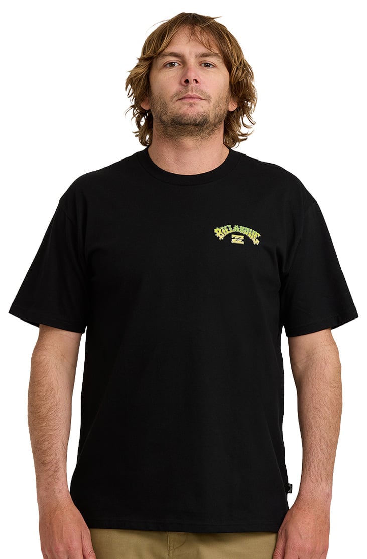 Billabong Wax Arch Regular SS T-Shirt - Black