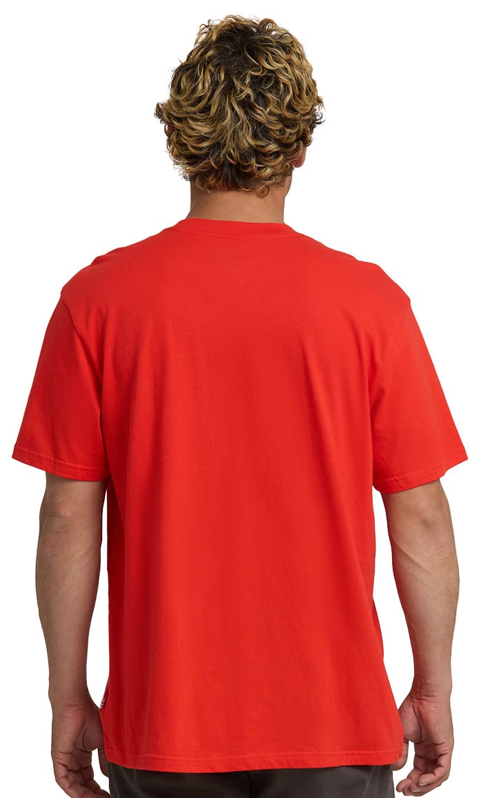 Billabong A.I. Bio Wave Premium SS T-Shirt - Red – back view