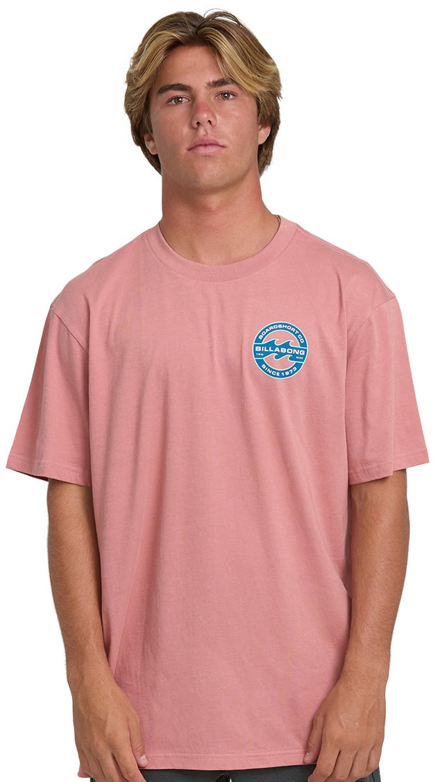 Billabong Hollow Fill Premium Men's Short Sleeve T-Shirt - Ash Rose