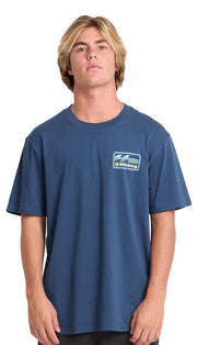 Billabong Runner Premium Men's Short Sleeve T-Shirt - Dark Denim