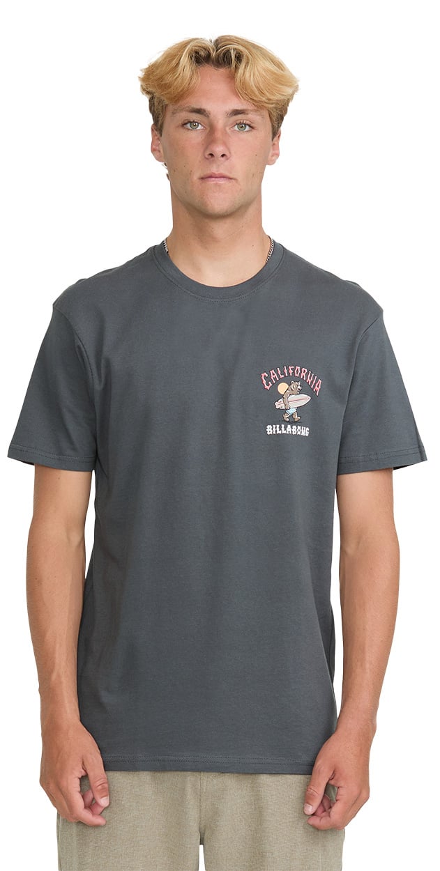 Billabong Mascot CA Basic Men's Short Sleeve T-Shirt - Charcoal