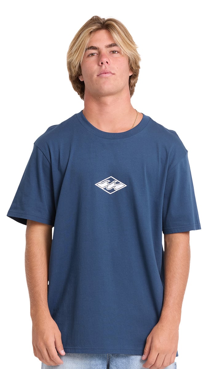 Billabong Mainstay Premium Men's Short Sleeve T-Shirt - Dark Denim