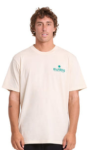 Billabong Glance Wave Washed Premium Men's Short Sleeve T-Shirt - Oatmeal