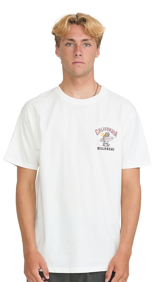 Billabong Mascot CA Basic Men's Short Sleeve T-Shirt - White