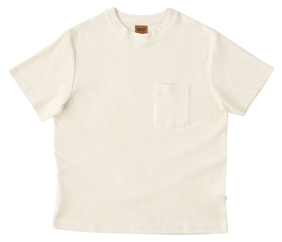 Rhythm Vintage Terry SS T-Shirt - Natural