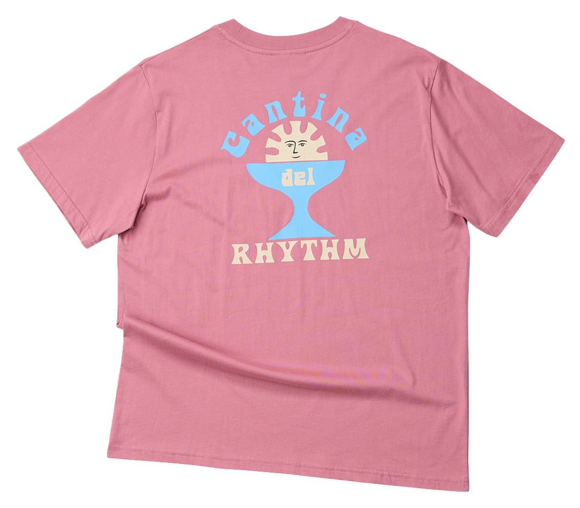 Rhythm Cantina SS T-Shirt - Fig – back view