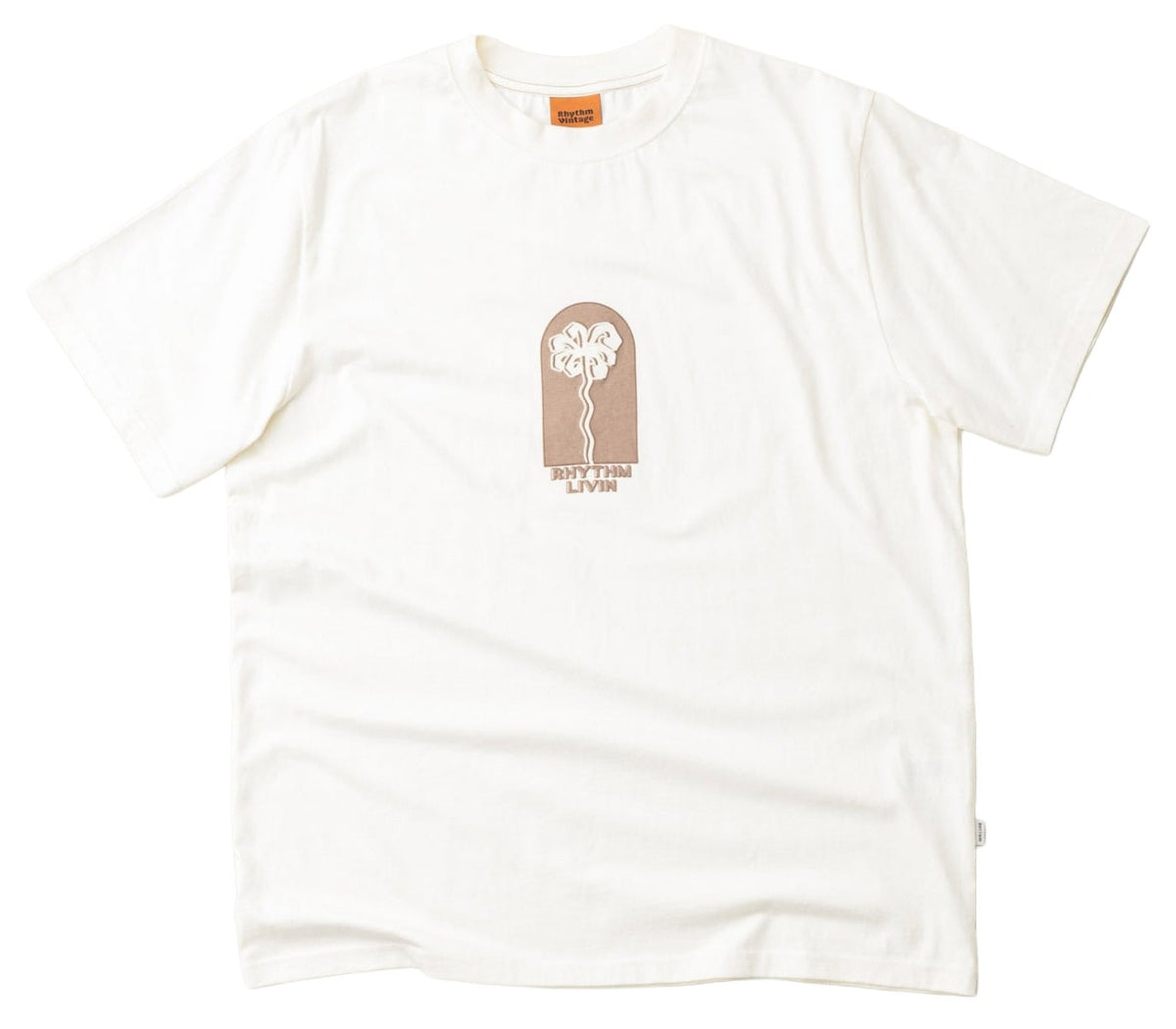 Rhythm Shaken Vintage SS T-Shirt - Natural