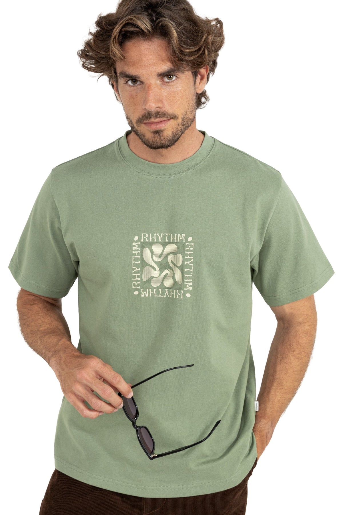 Rhythm Grange Vintage SS T-Shirt - Sage