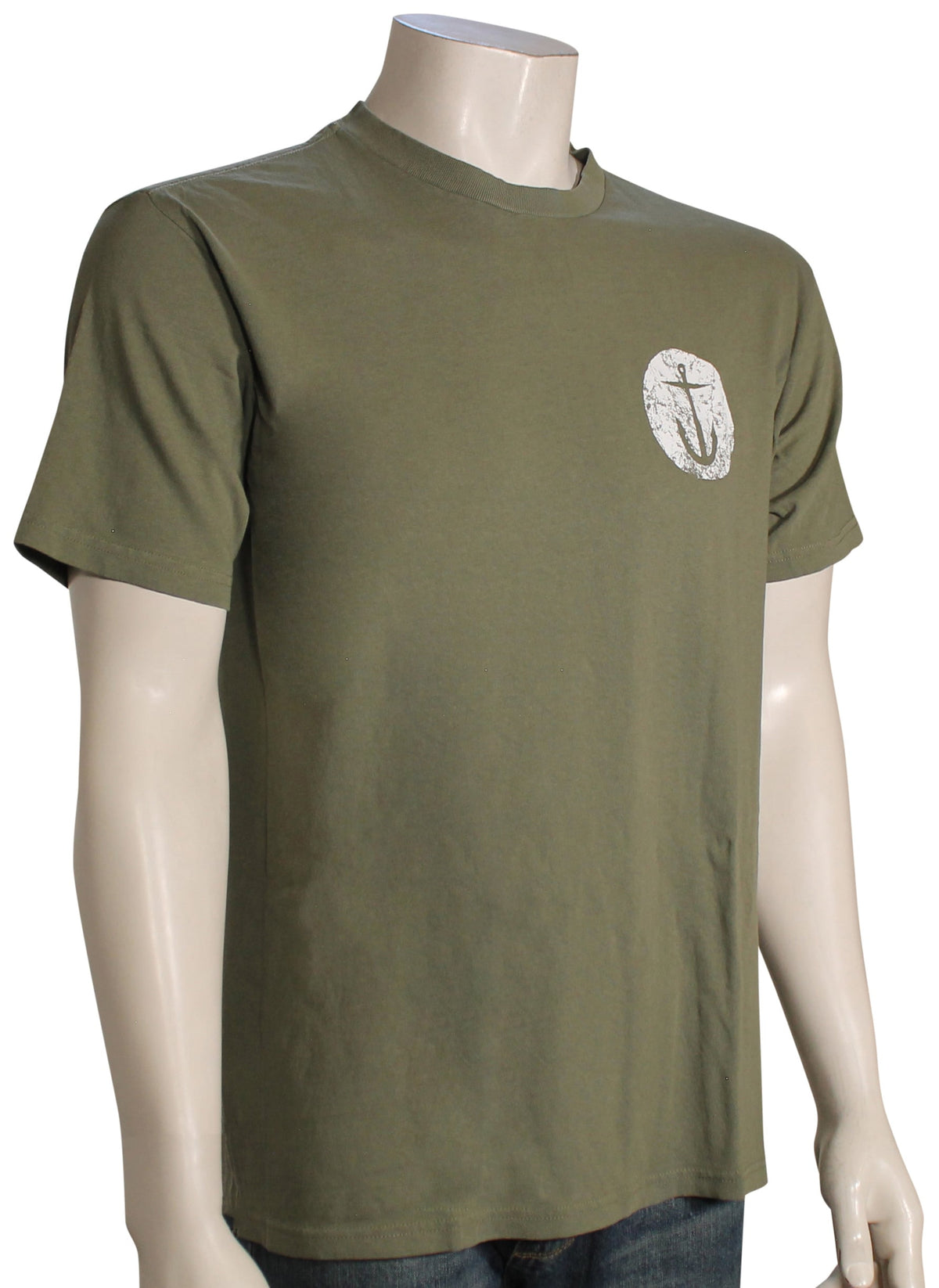Captain Fin Spot T-Shirt - Dark Olive