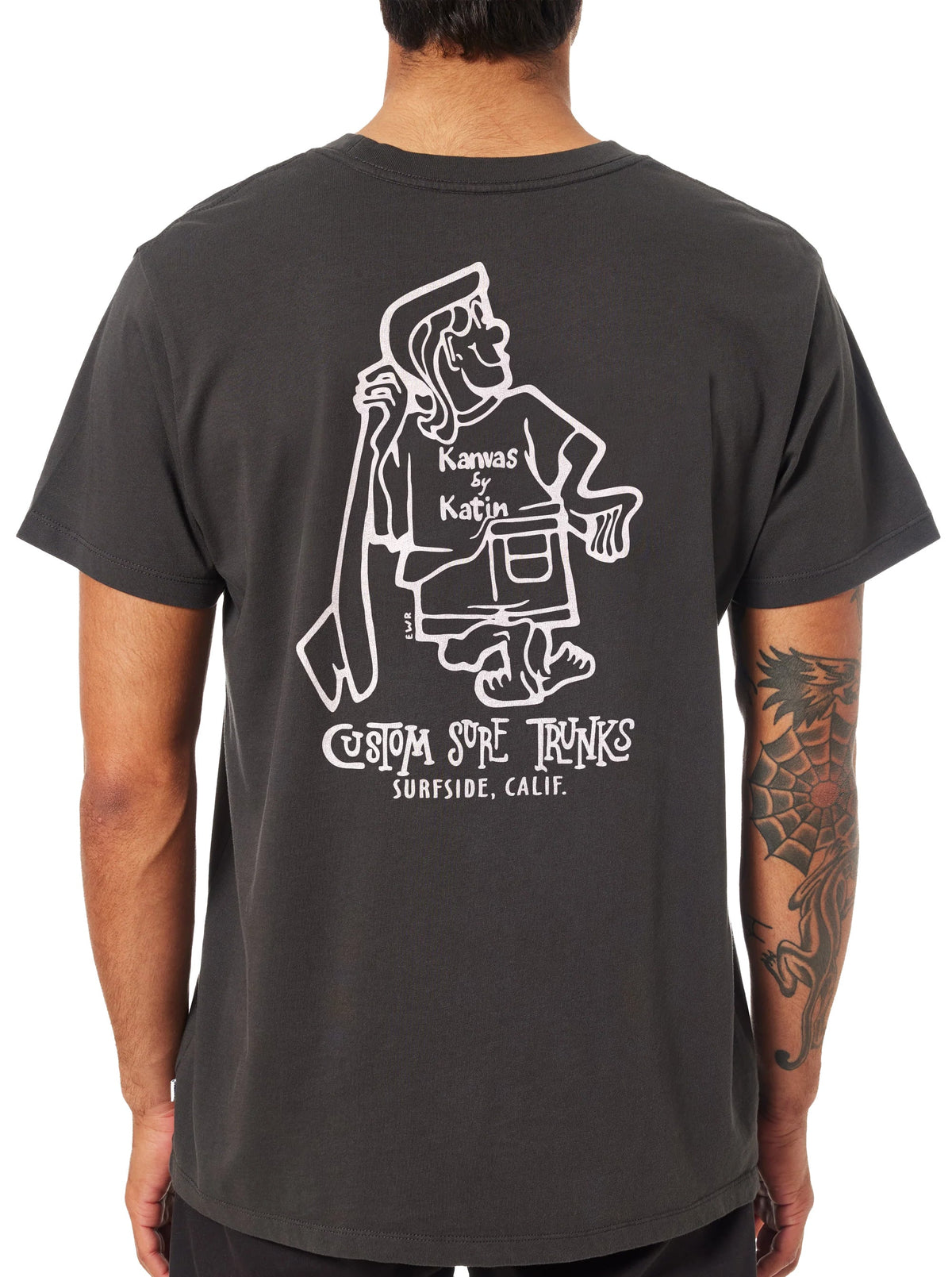Katin K-Man T-Shirt - Lead – back view