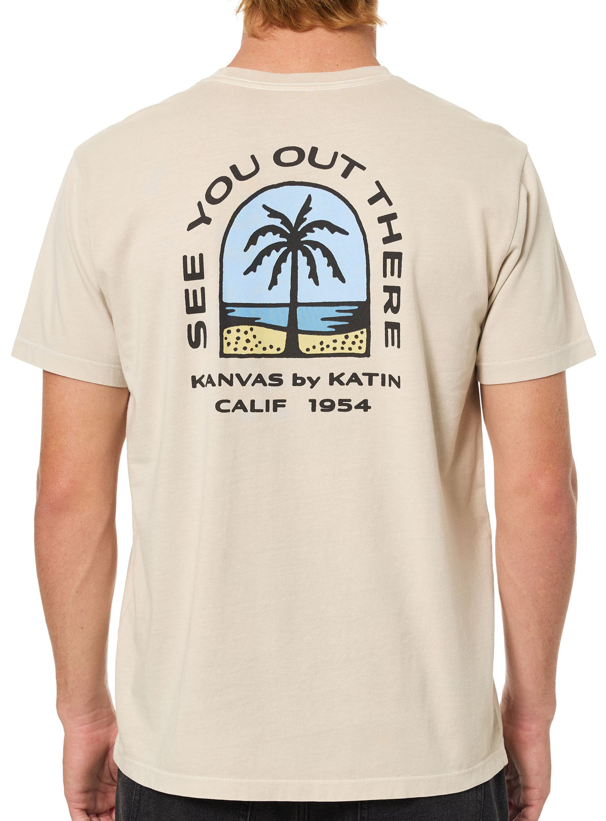Katin Passage T-Shirt - Birch – back view