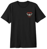 Brixton Waller SS Standard T-Shirt - Black Worn Wash