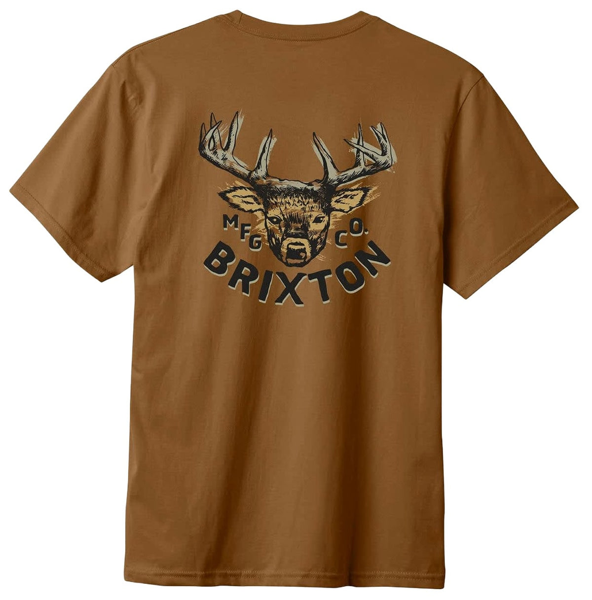 Brixton Berrick Tailored SS T-Shirt - Washed Copper – back view