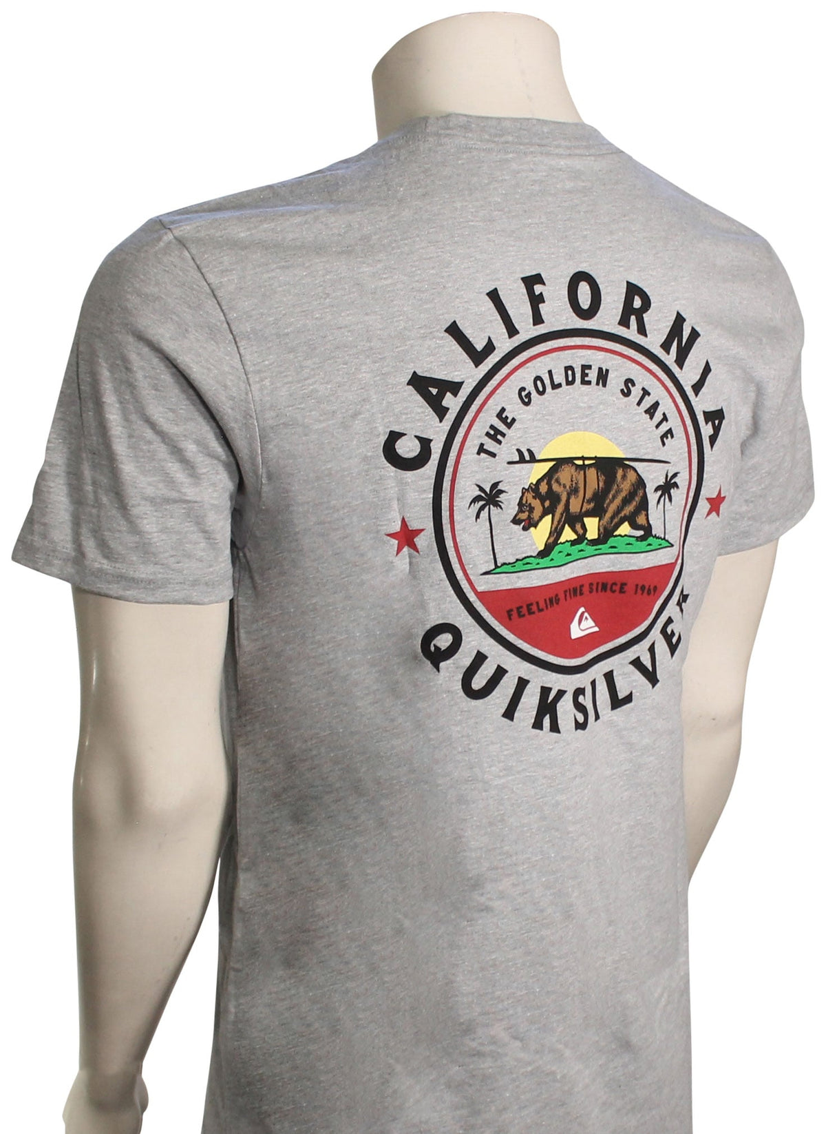 Quiksilver California Local Brigade T-Shirt - Athletic Heather