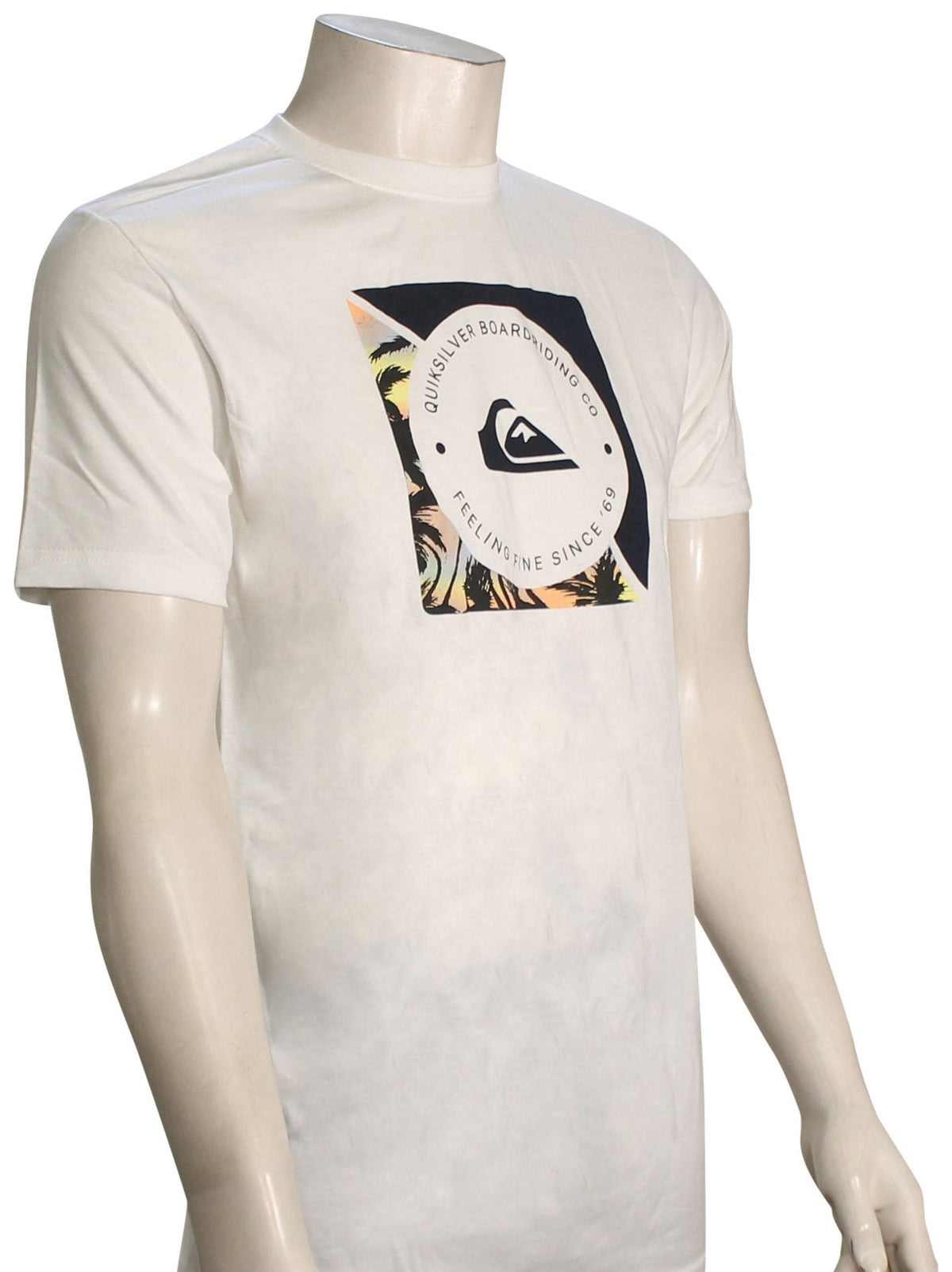 Quiksilver Boardshort Linked T-Shirt - White