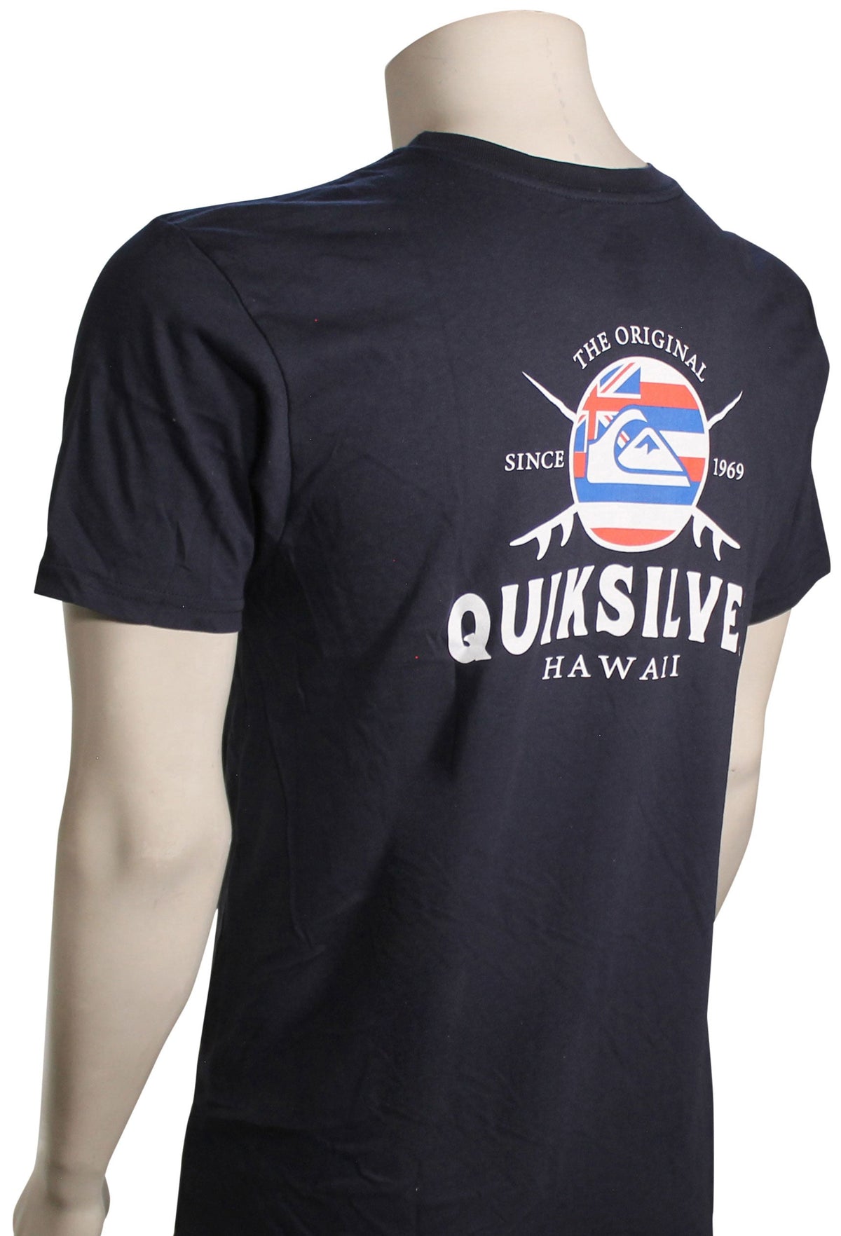 Quiksilver Hawaii Thrusters T-Shirt - Navy Blazer – back view