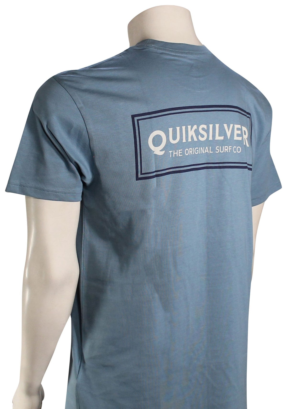 Quiksilver Surf Sign T-Shirt - Blue Shadow – back view