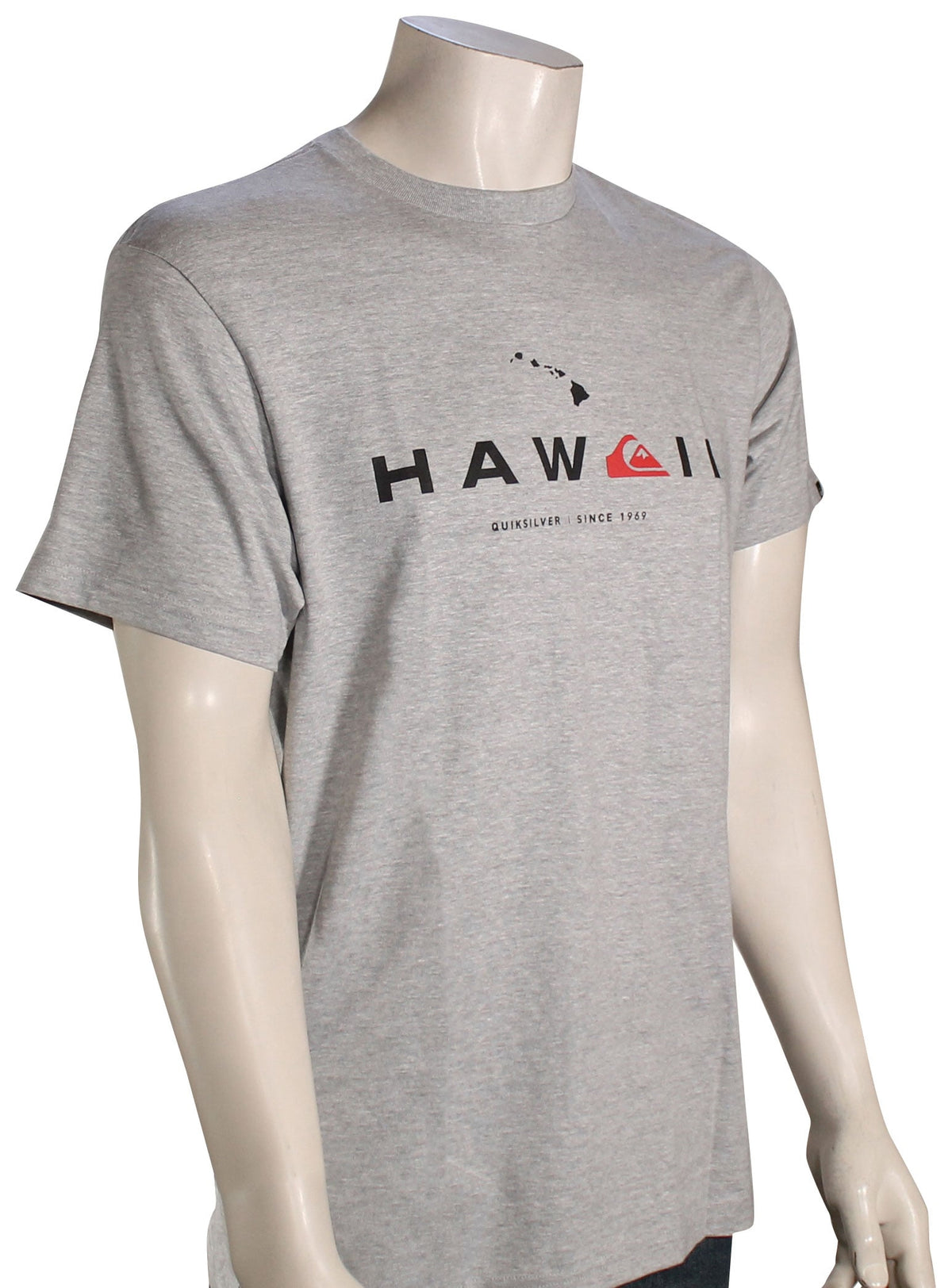 Quiksilver HI State Of Mind T-Shirt - Athletic Heather - L