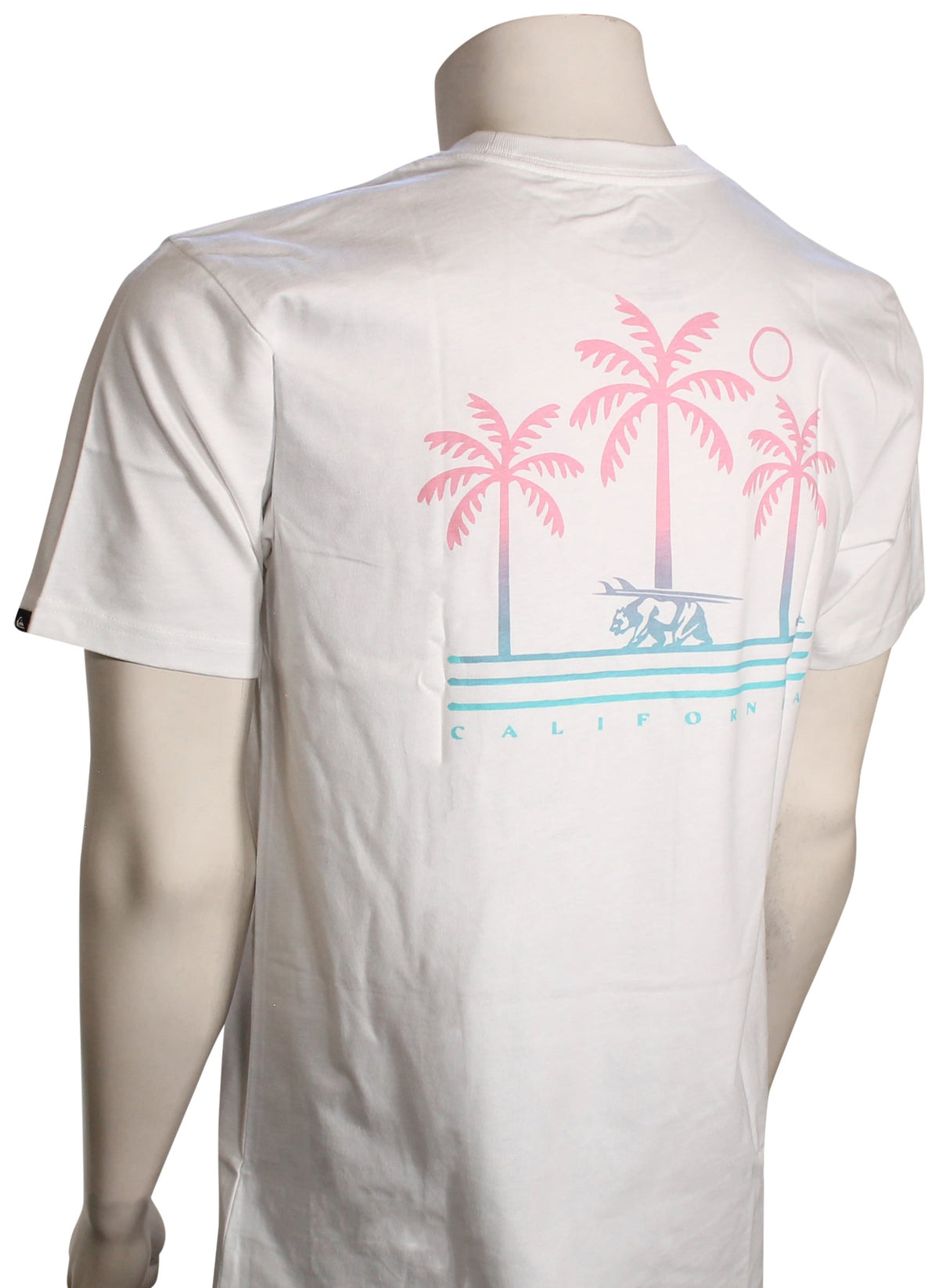 Quiksilver California Bear Country T-Shirt - White – back view