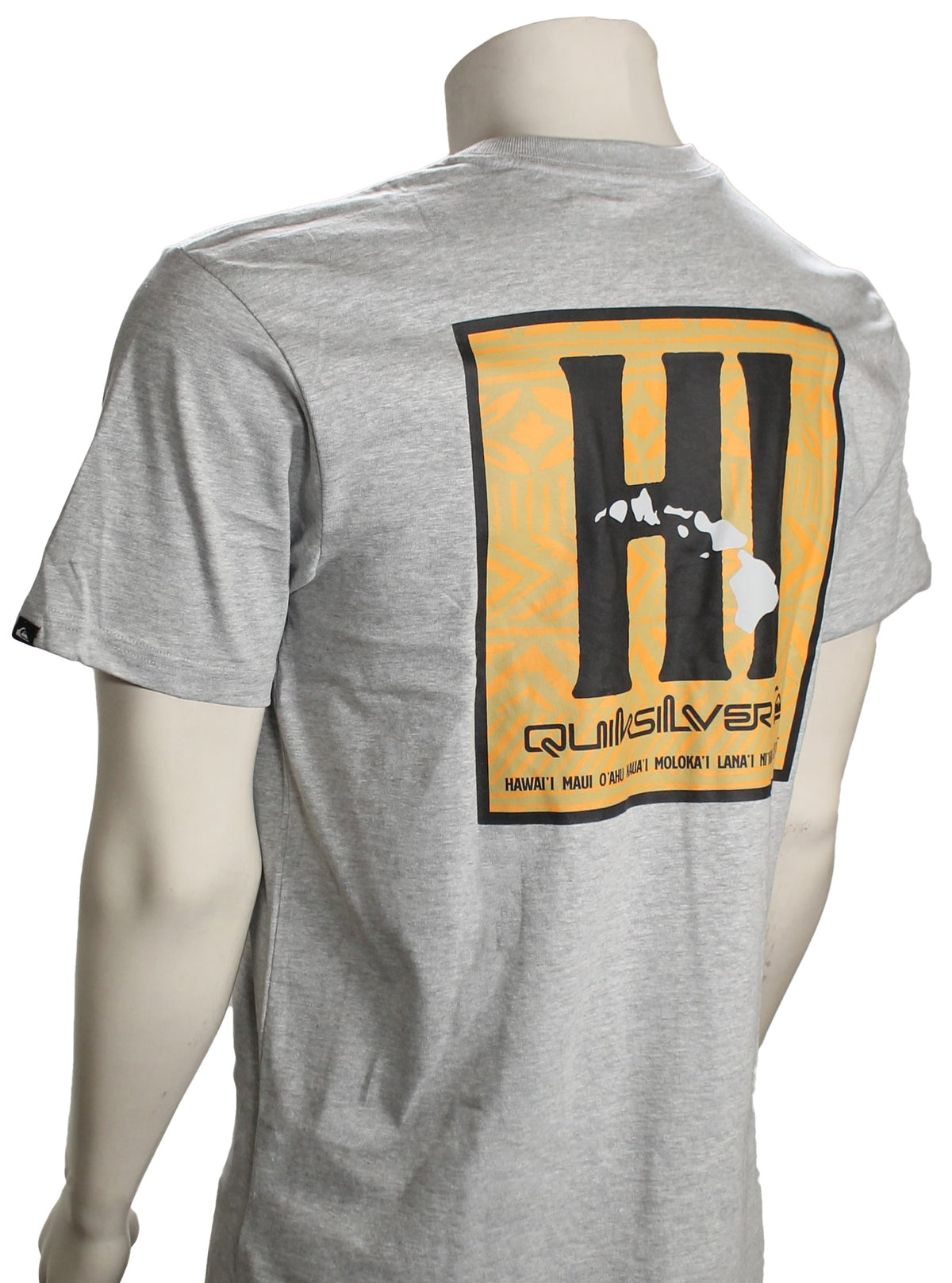 Quiksilver Hawaii Tapa T-Shirt - Grey Heather – back view