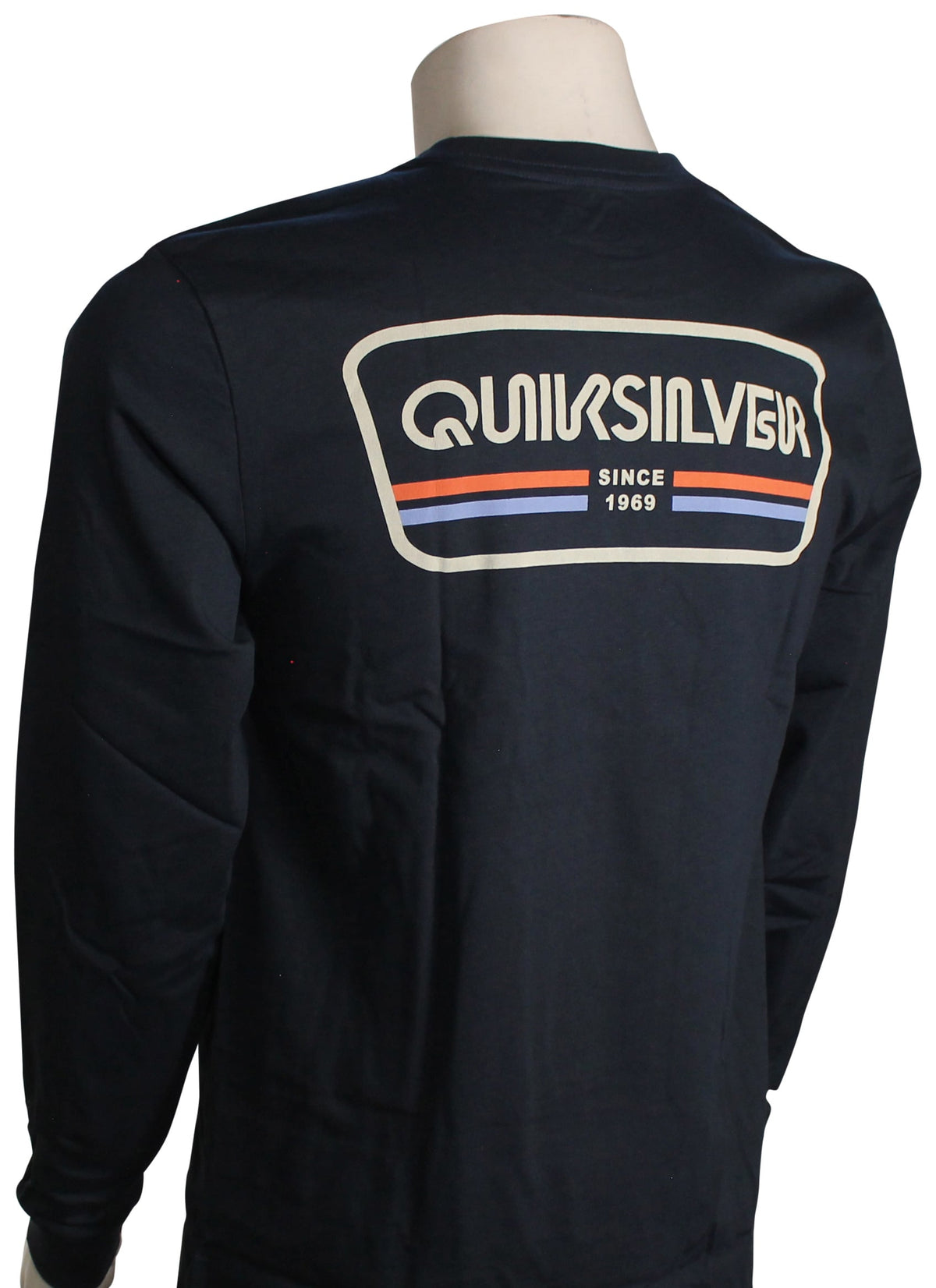 Quiksilver Range Life LS T-Shirt - Dark Navy – back view