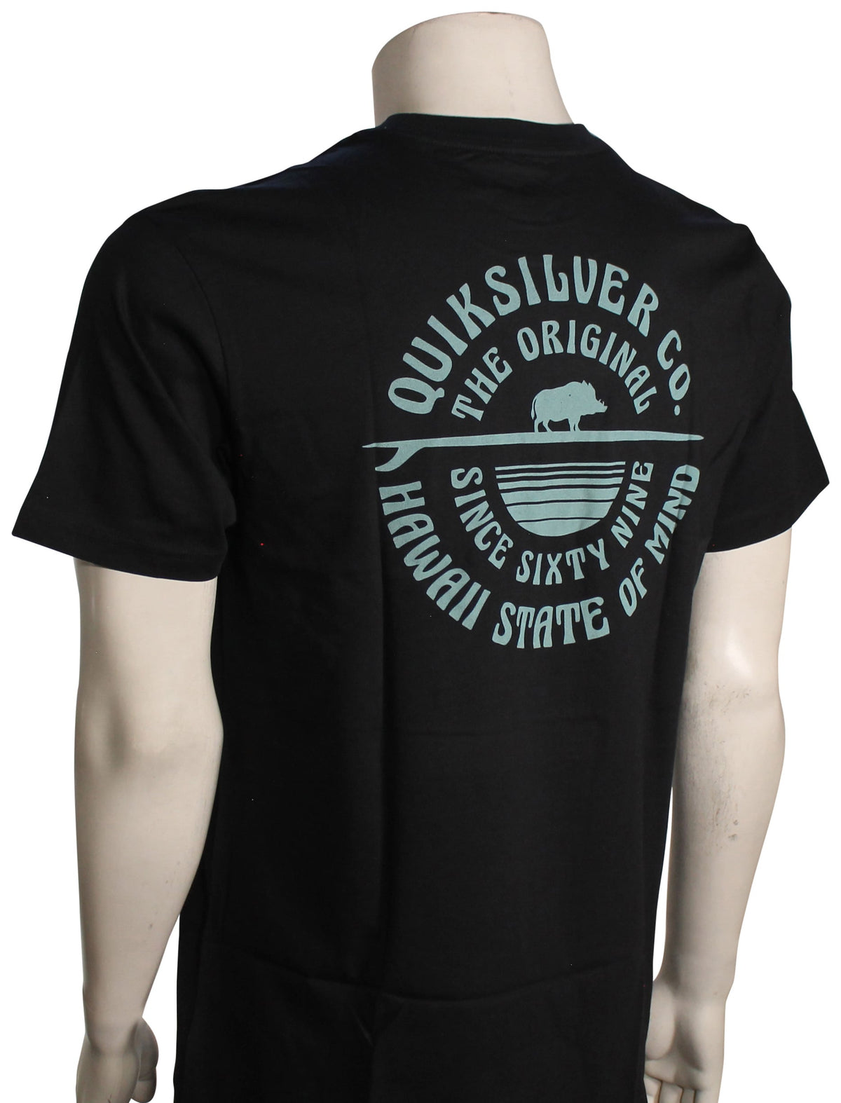 Quiksilver Hawaii Boardwalk SS T-Shirt - Black – back view